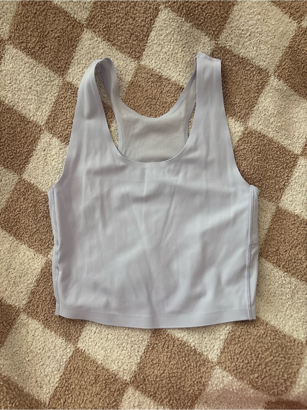 Lululemon cropped workout top